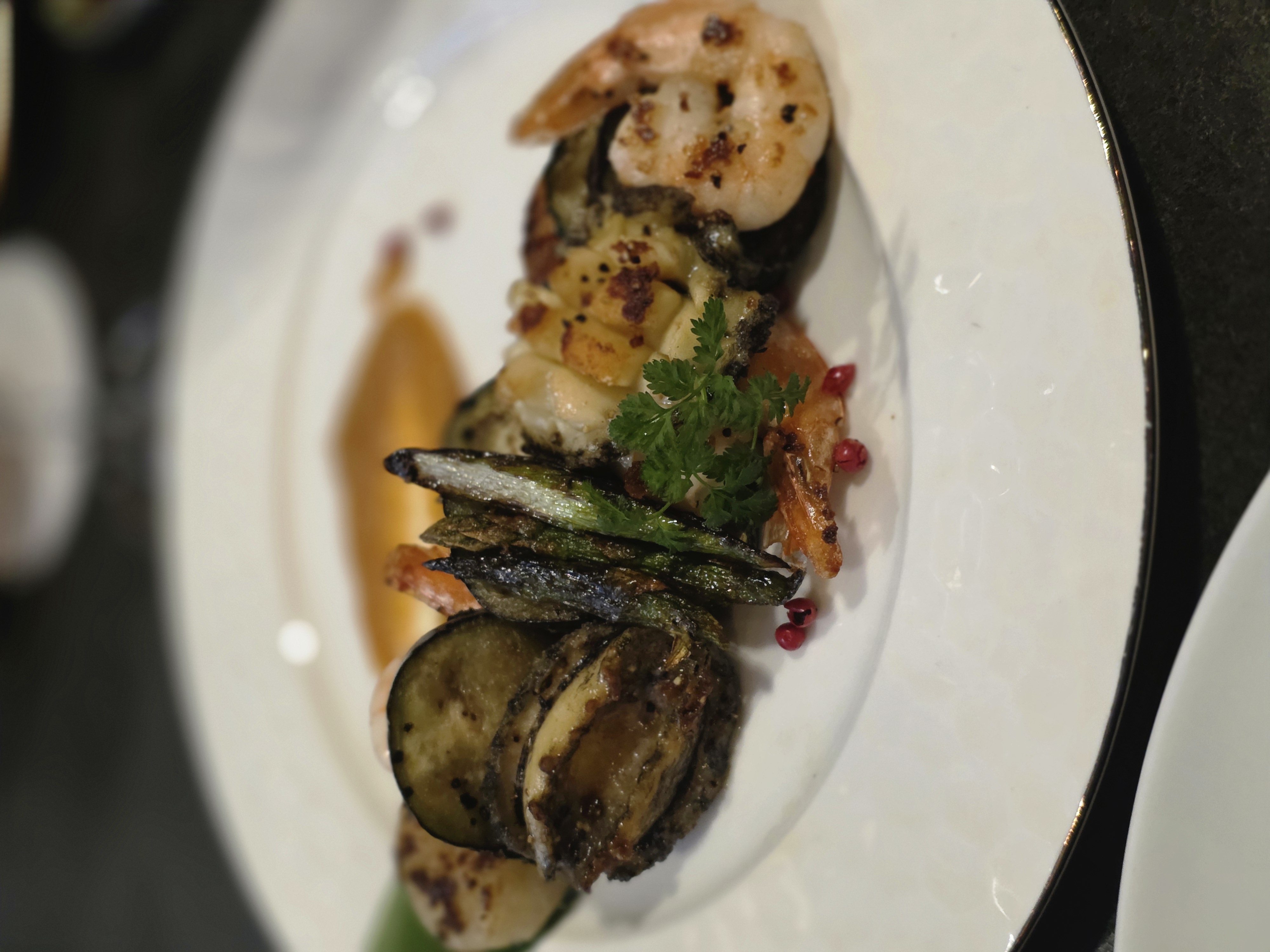 전복 새우 구이