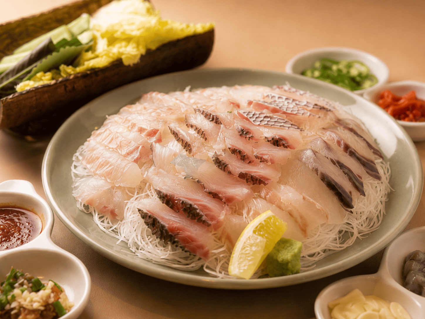 숙성회와 생해산물